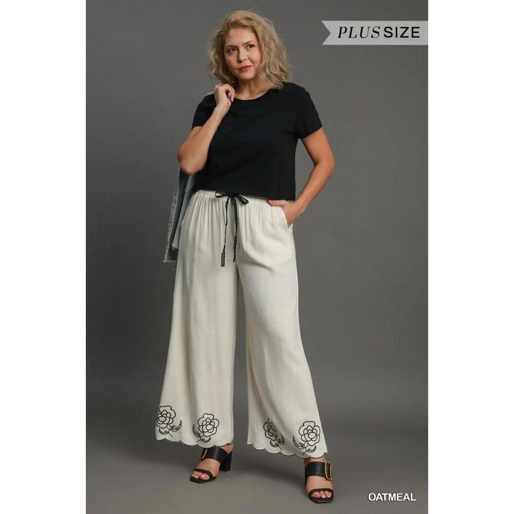 Umgee Linen Blend Pants